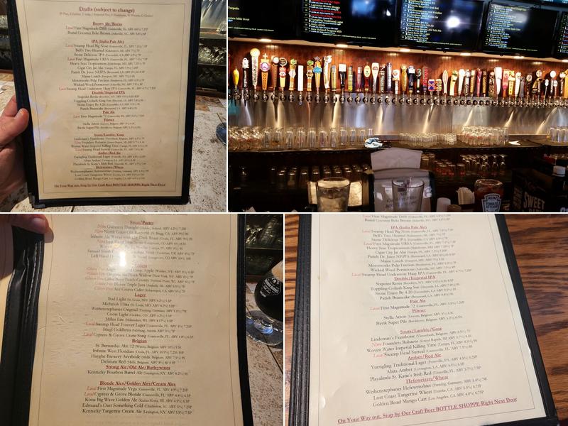 Crafty Bastards Restaurant Menu