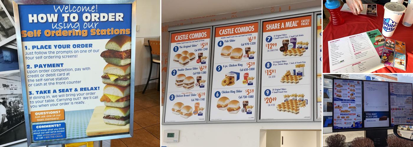 White Castle Menu