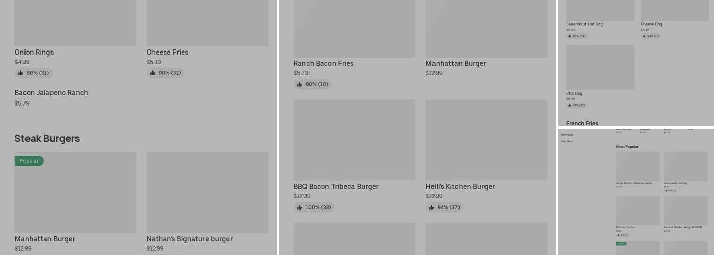 Nathan’s Famous Sawgrass Mills Menu