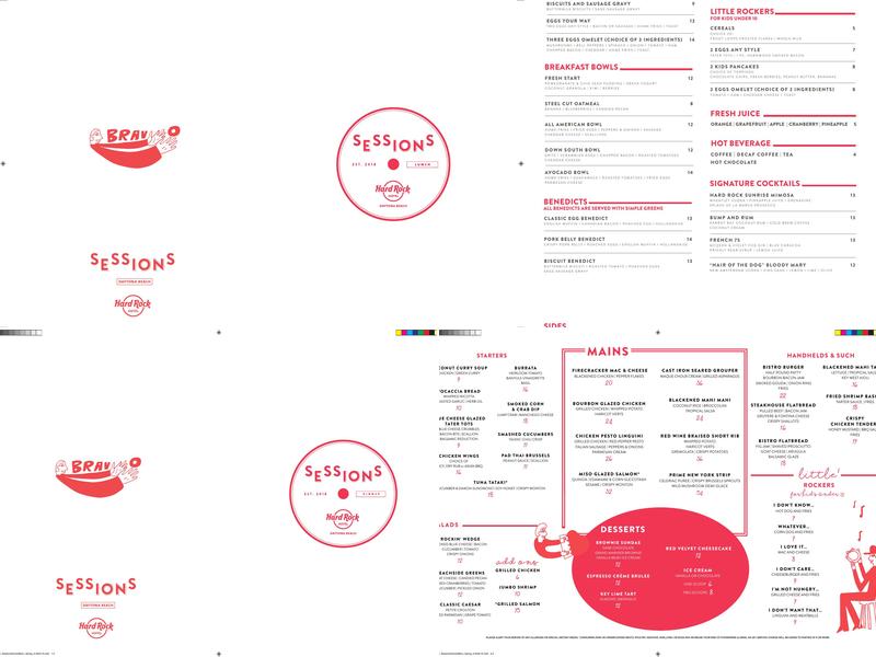 Sessions Restaurant Menu