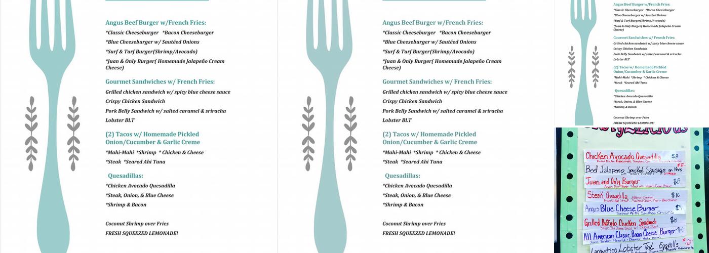 Crayzlicious Menu