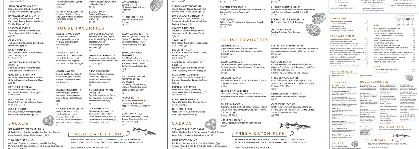 South Market Menu