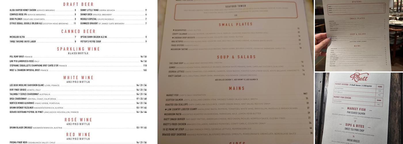 Rhett Menu