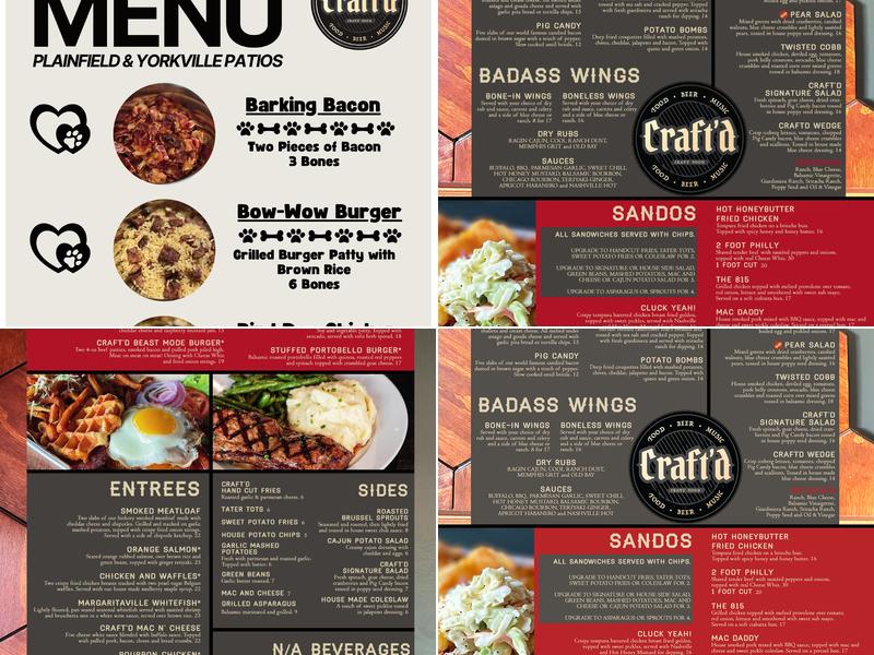 Craft'd Menu