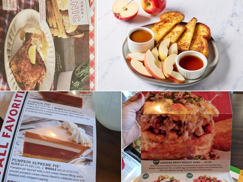 Bob Evans Menu
