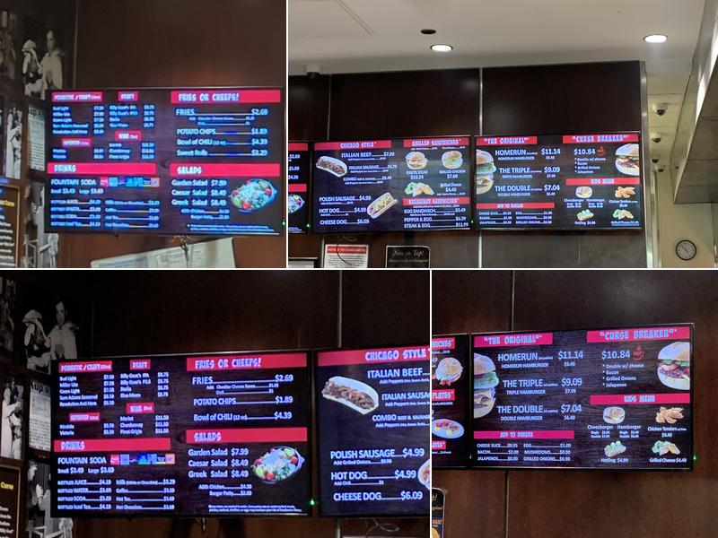 Billy Goat Tavern Menu