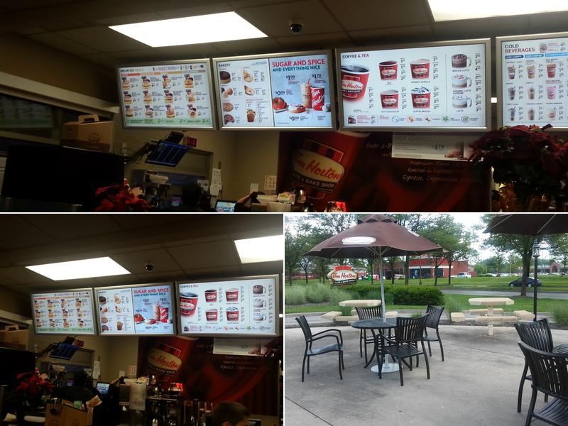 Tim Hortons Menu