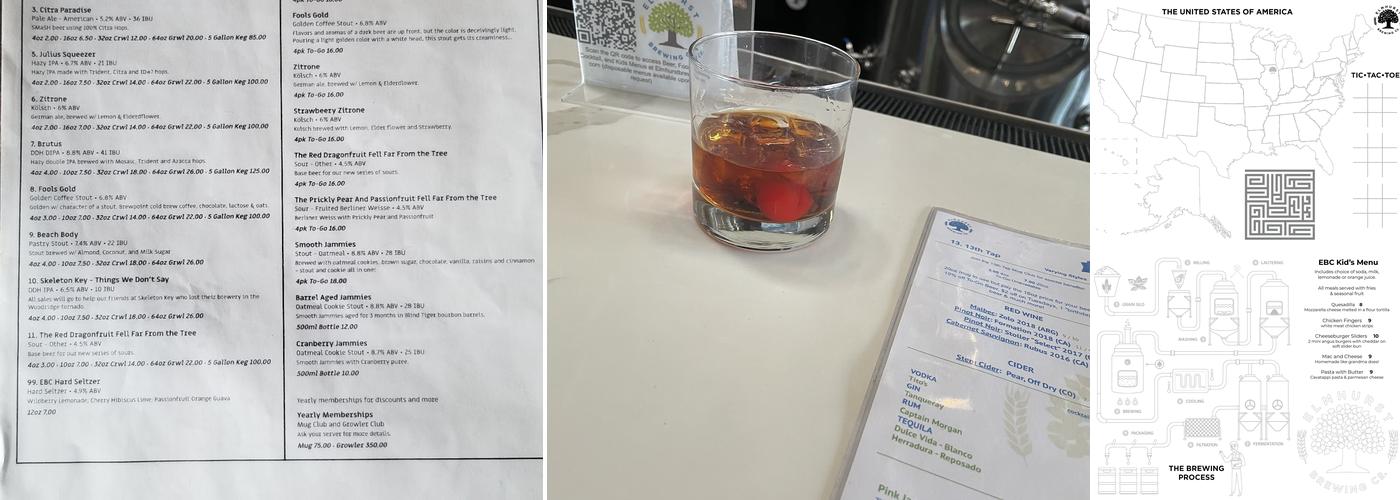 Elmhurst Brewing Company Menu