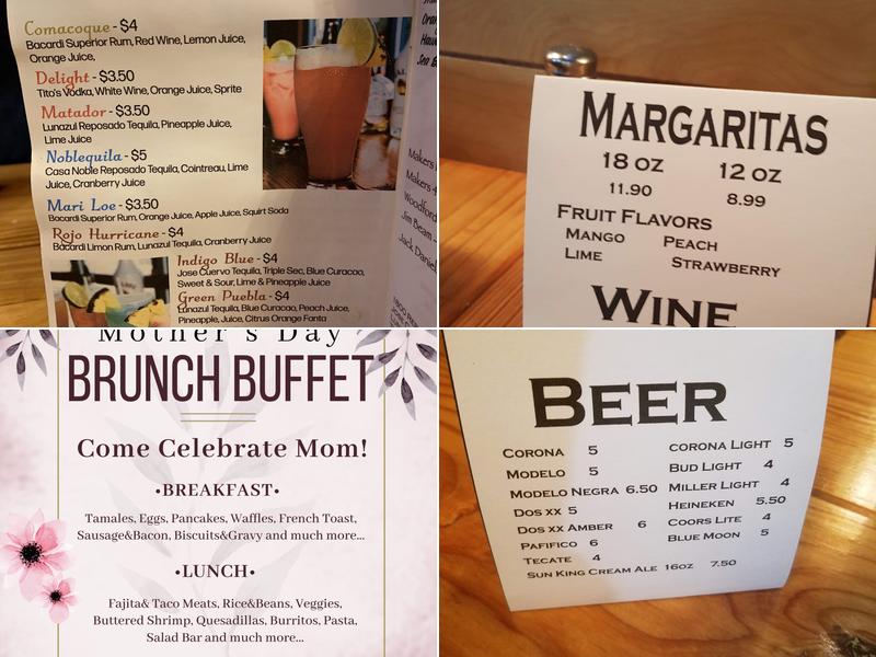 Loren & Mari Mexican Grill Menu