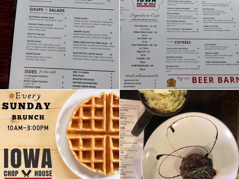 Iowa Chop House Menu