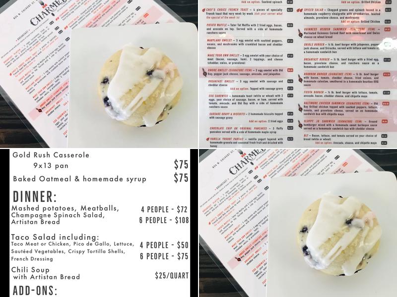 Charmed. Menu