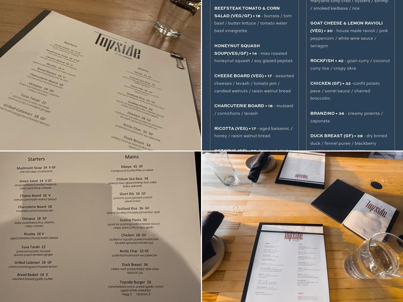 Topside Menu