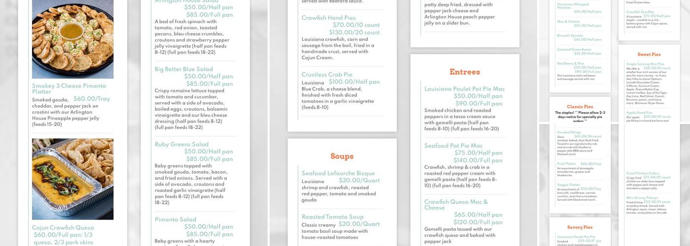 Elsie's Plate & Pie Menu