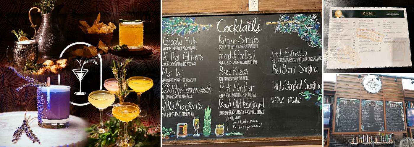 Cocktail Garden & Kitchen Menu