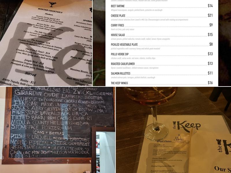 The Keep Menu