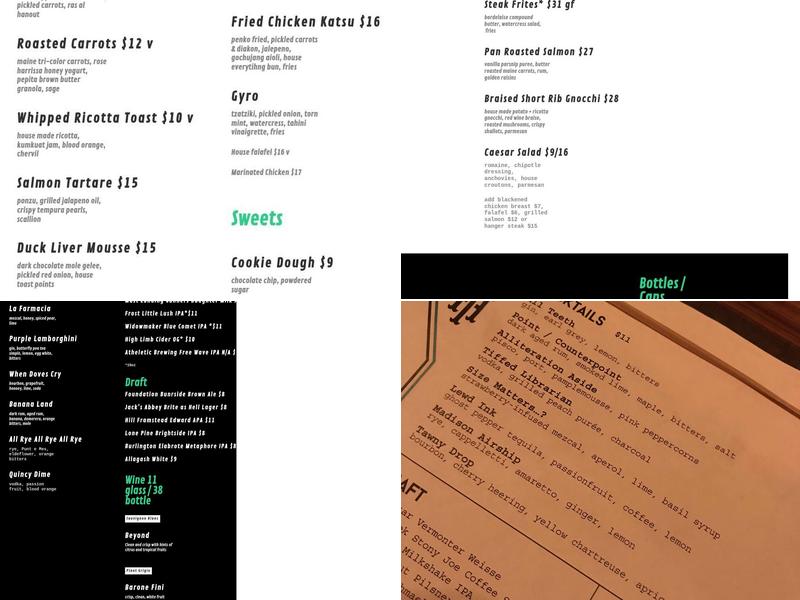 Idle Hour Menu