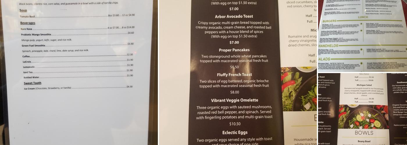 First Bite Menu