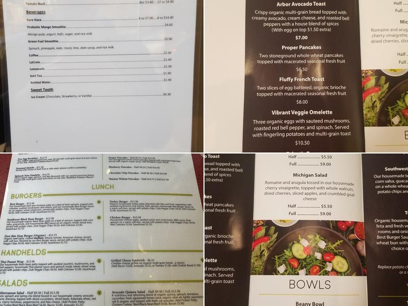 First Bite Menu