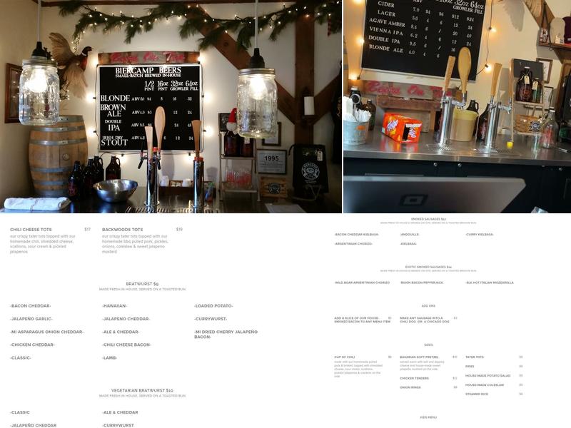 Biercamp Menu