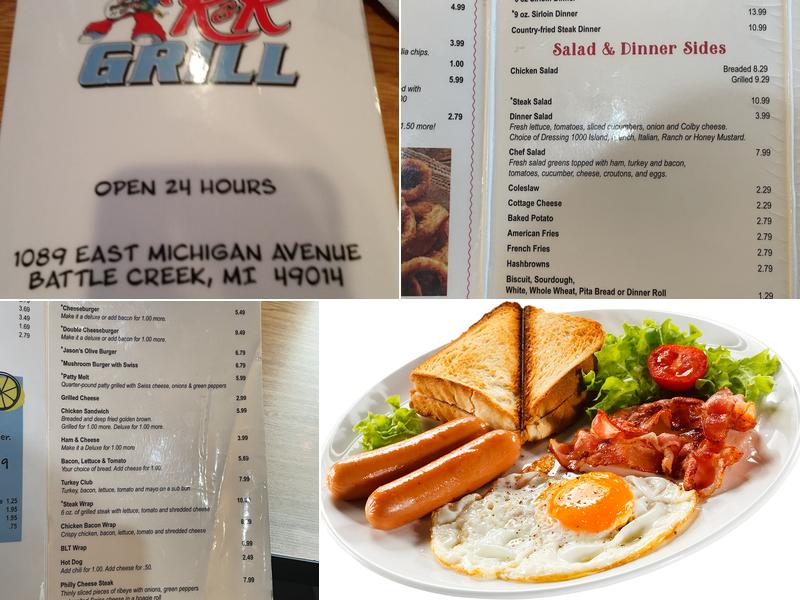 R&R Grill Menu