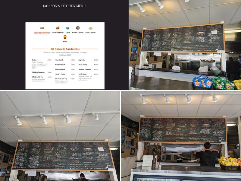 Jackson's Kitchen Menu