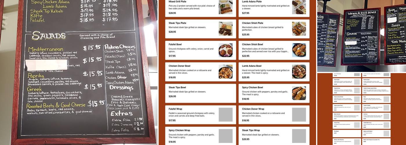 Paprika Grill Menu