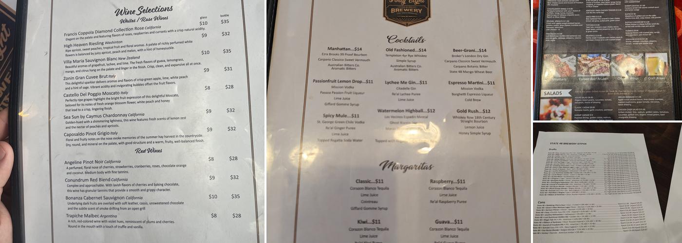 State 48 Brewery - DTPHX Menu