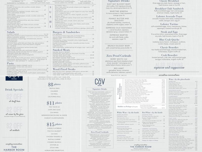 COV Edina Menu