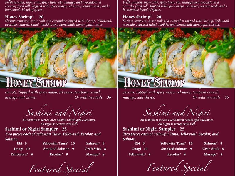 Half Shell Oyster House Menu