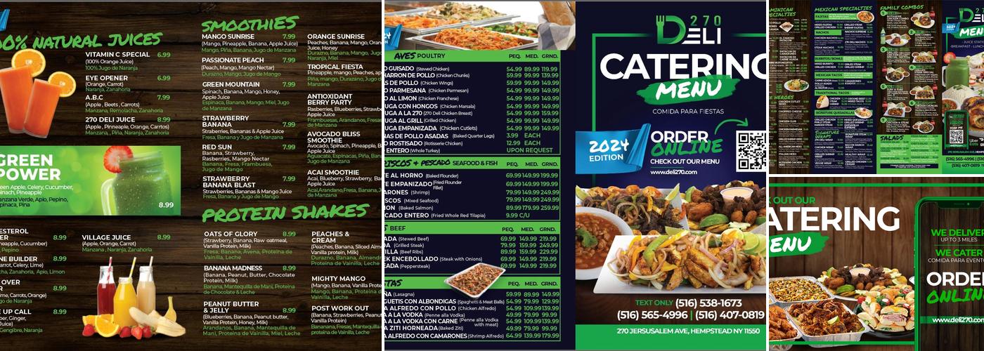 270 Deli Ny Inc. Menu