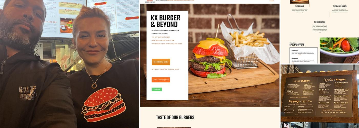 KX burger & Beyond Menu