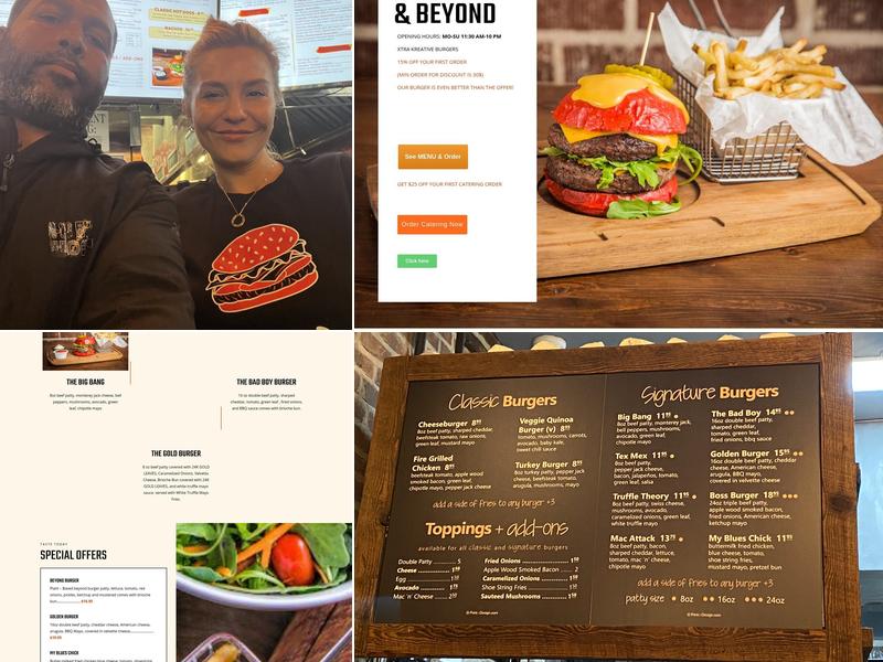 KX burger & Beyond Menu