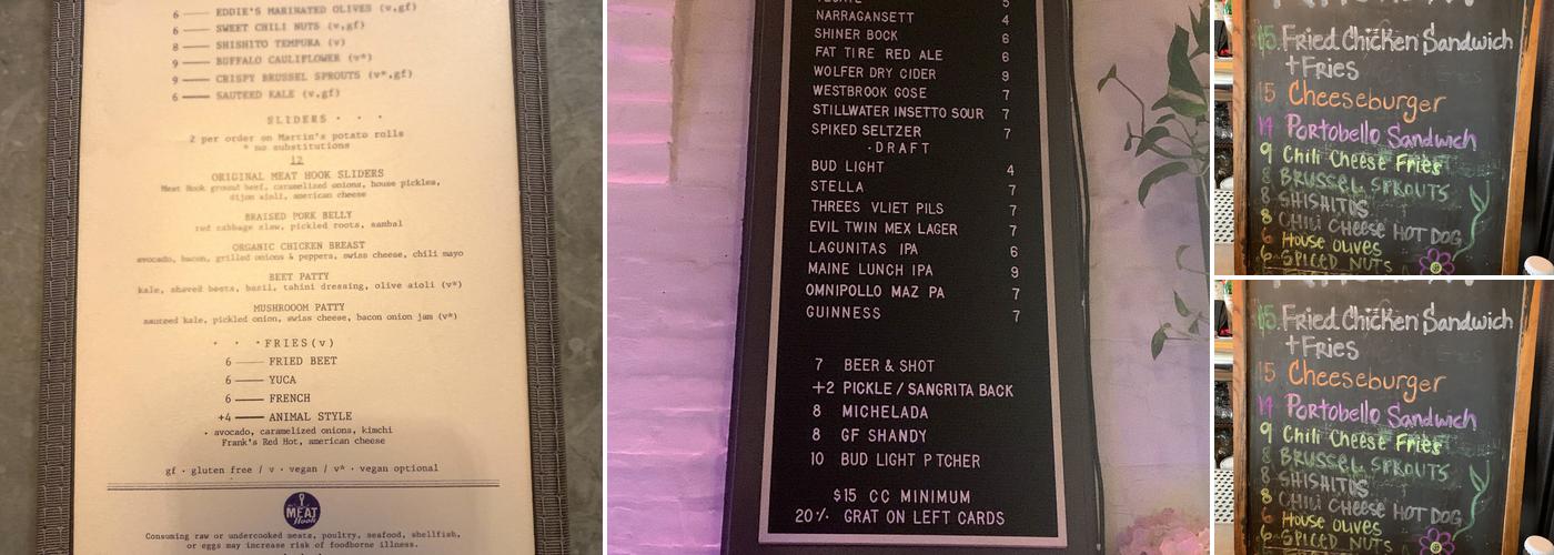 Easy Lover Menu