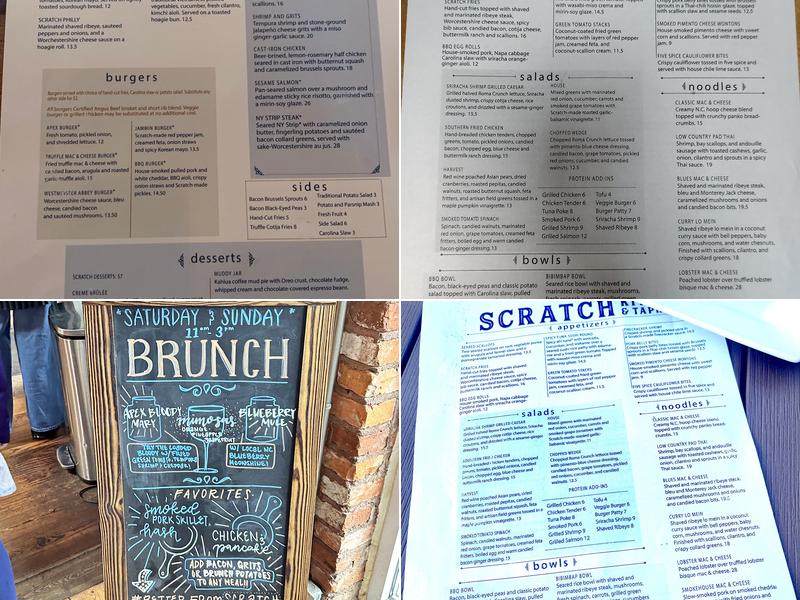 Scratch Kitchen & Taproom Menu