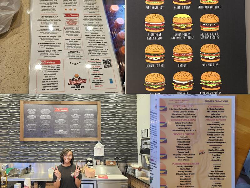 PorterHouse Burger Company-Palladium Menu