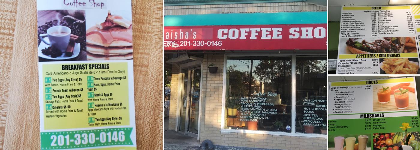 Laisha's Coffee Shop Menu