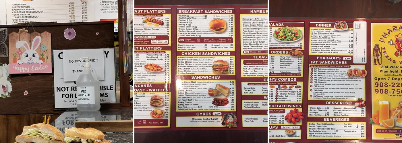 Texas Wiener I Menu