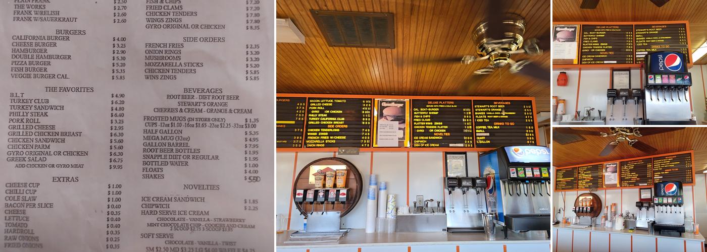 Stewarts Root Beer & Drive-In Menu