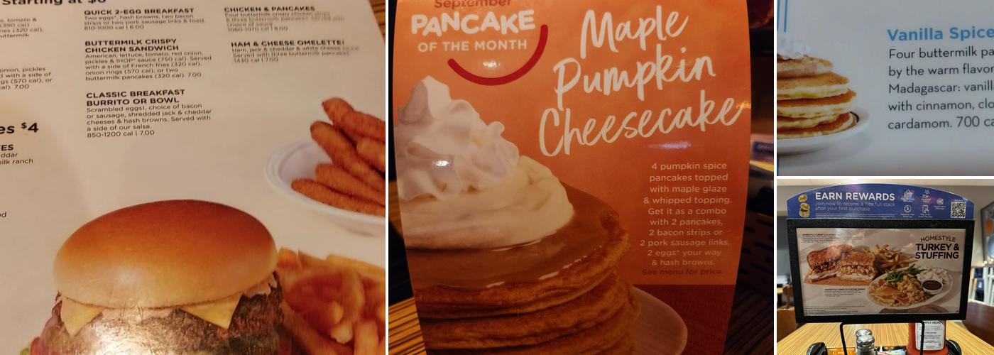 IHOP Menu