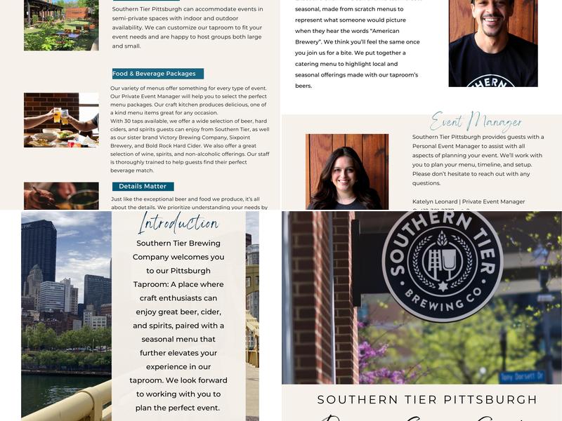 Southern Tier Brewery Pittsburgh Menu