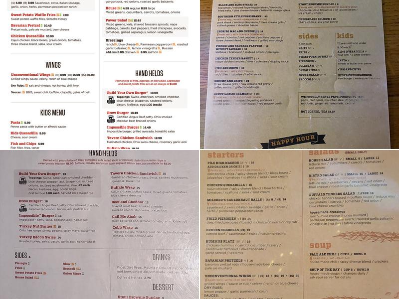 Barley's Brewing Company Menu
