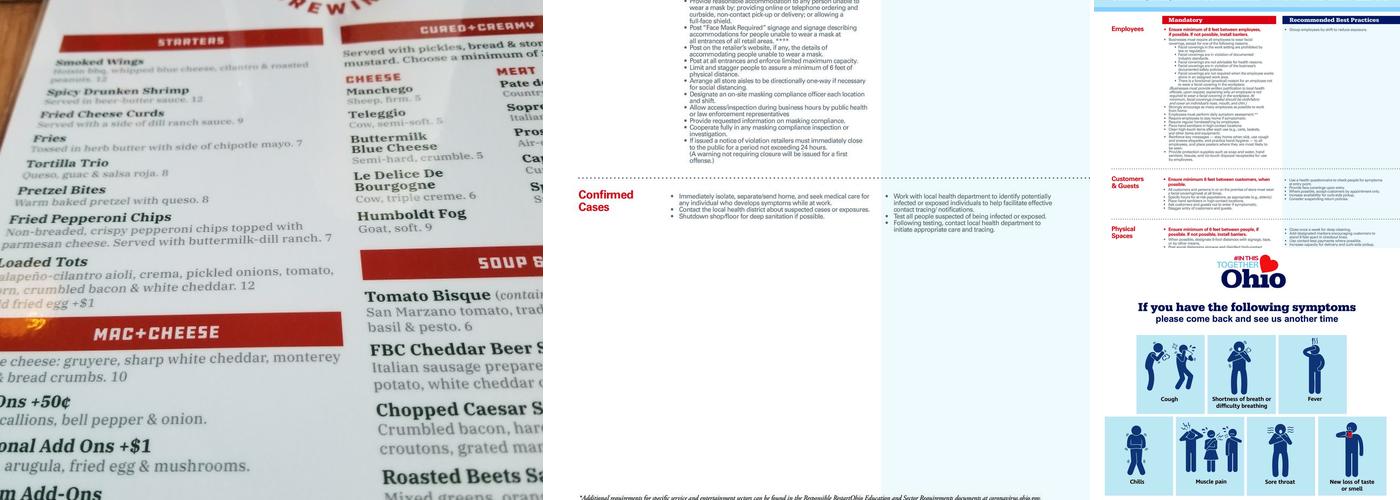 Findlay Brewing Company Menu