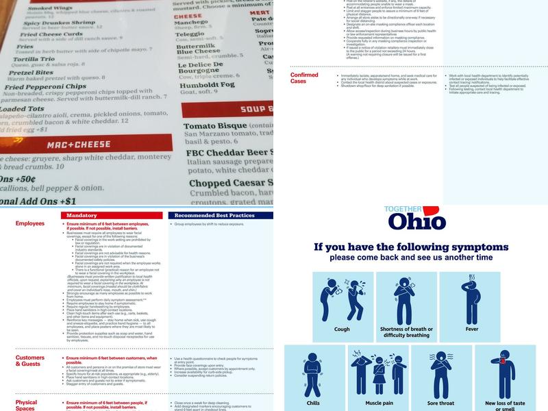 Findlay Brewing Company Menu