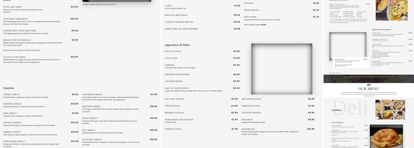 Goldie’s Deli & Restaurant, Strongsville Menu, Reviews (236), Photos