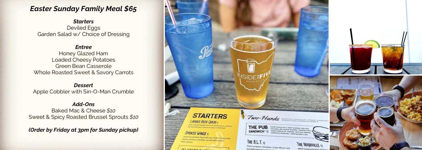Inside the Five Brewing Company Menu