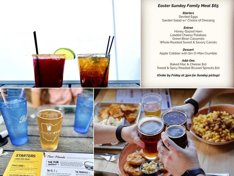 Inside the Five Brewing Company Menu