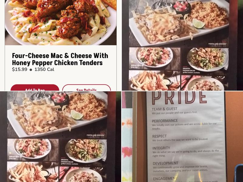 Applebee's Grill + Bar Menu