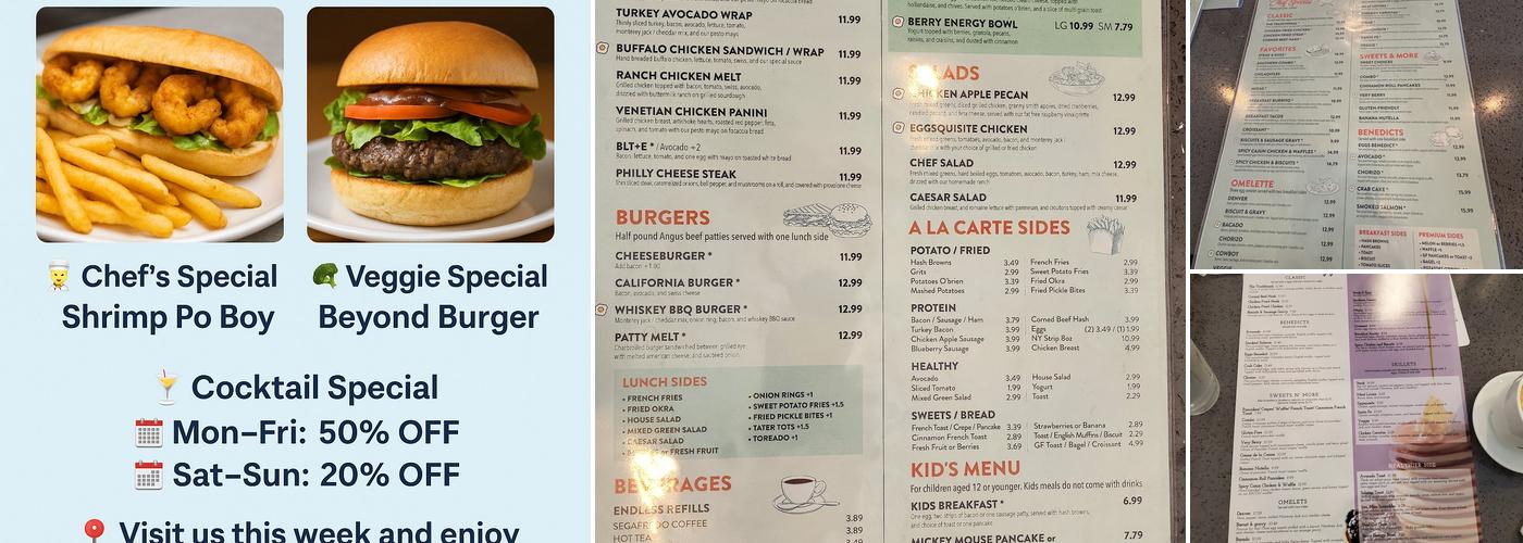 Eggsquisite Cafe Menu