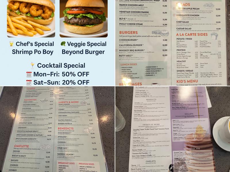 Eggsquisite Cafe Menu