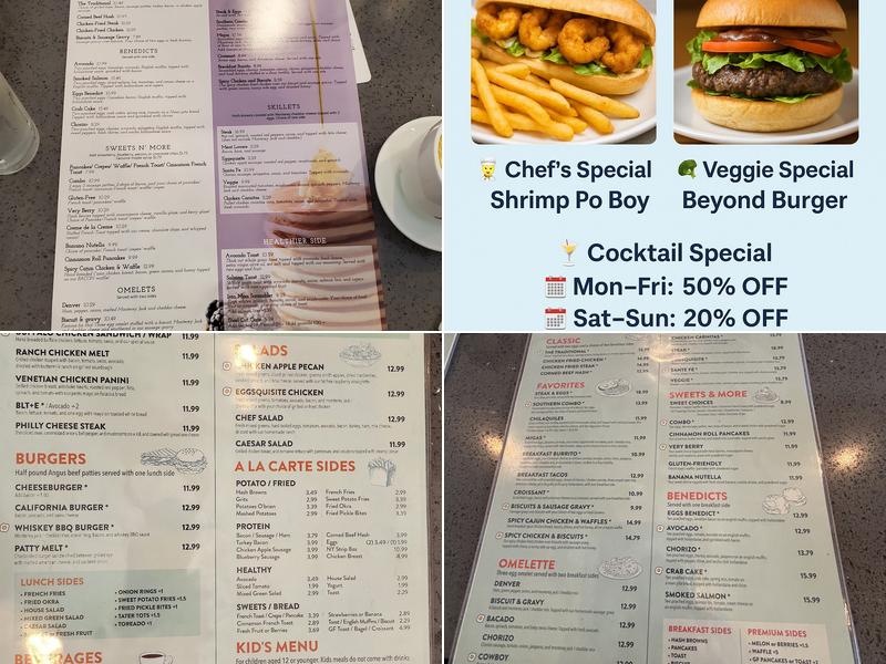 Eggsquisite Cafe Menu